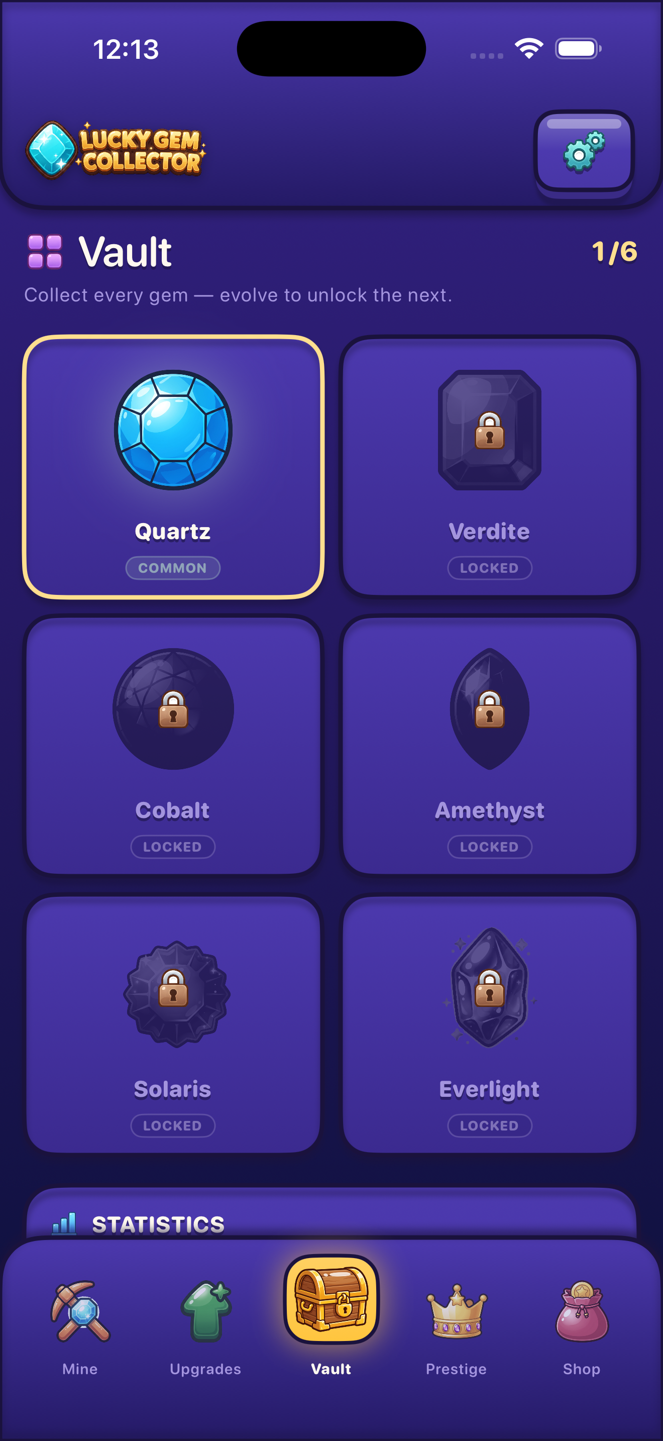 Prestige screen